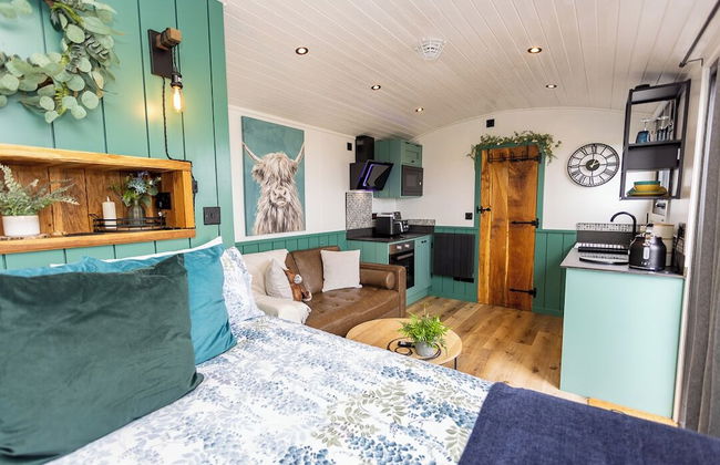 Willows Rest - 1 Bed Shepherd's Hut - Pentlepoir - Foto 12