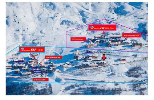 Spacieux appartement 37M2-T3-RDC-6 personnes-100m remontées - Foto 2