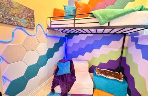 Hyde Park Lux Dual Townhouse Retreat w Gym & Sauna Sleeps 16 Walkable - Foto 16