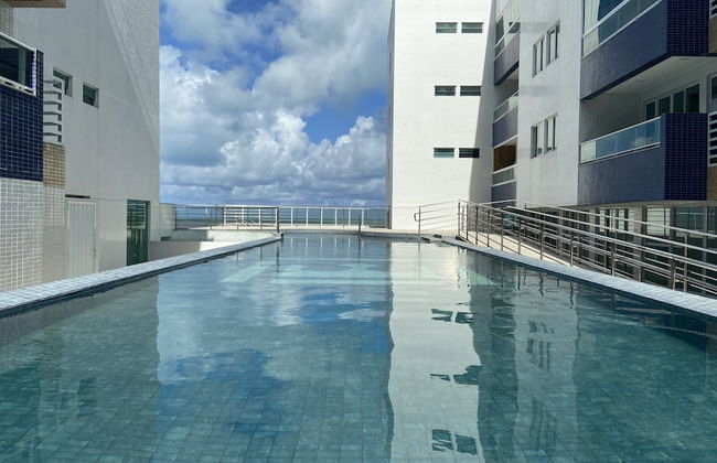 Bela Hospedagem - Vista piscina e mar - Foto 19