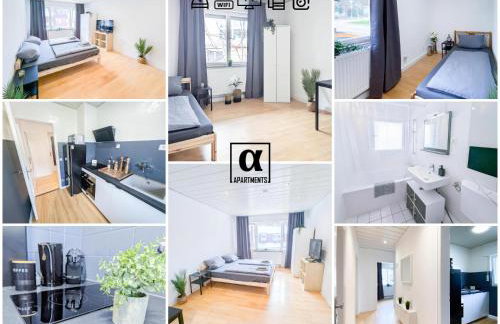 ALFA Apartment Esslingen City Altstadt nahe Stuttgart Messe I 3 Zimmer 5 Betten I Bad I Küche l WIFI & SmartTV I 3BR 5 Beds I Bathroom I Kitchen - Foto 1