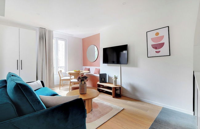 Peaceful Apartment - 1br/4p - Sacre Coeur - Foto 7