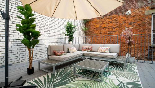 Spacious Luxury 2 Bedroom City Centre Apartment with Terrace & High Ceiling - Foto 2, sunbed