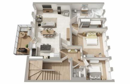 Luxus City Apartment - für Gruppen & Familien mit Whirlpool, Terrasse & Grill - Top Lage - Foto 43