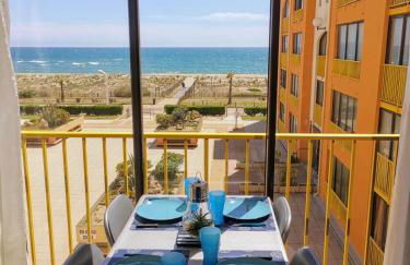 appartement vue mer,accès direct plage,fibre,clim,parking public gratuit - Foto 2