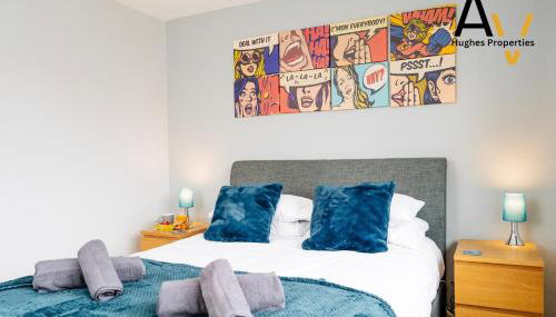 Northampton Pop Art House - Free Parking - Fast Wi Fi by AV Hughes Properties - Foto 4