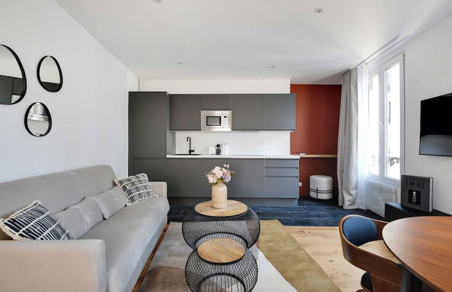 Chic Apartment - 1br/4p - Sacre-coeur - Foto 8