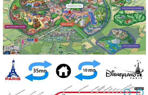 Cosy Apartment - Parking, Garden,10mn from Disneyland! - Foto 43