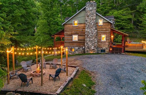 Hot Tub, Game Room and Fire Pit Canton Log Cabin - Foto 35