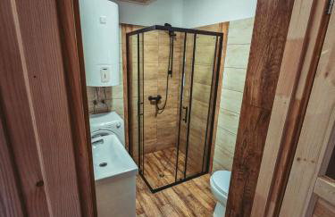 Domek w lesie nad stawem Sauna Balia Podlasie - Foto 8