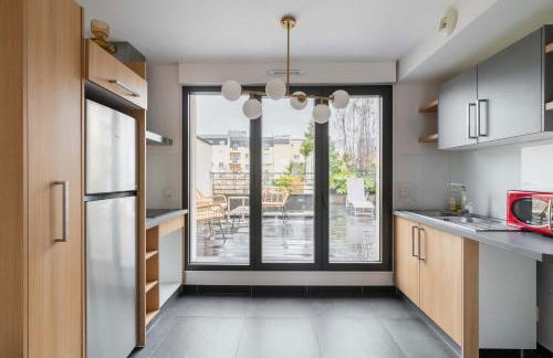 Duplex lumineux avec terrasse Courbevoie - 6P - Foto 10