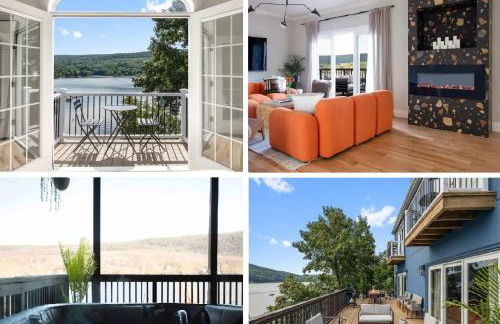 Lakeview Villa with Private Hot Tub, Firepit & Spacious Decks with Breathtaking Cliff Views - Foto 8