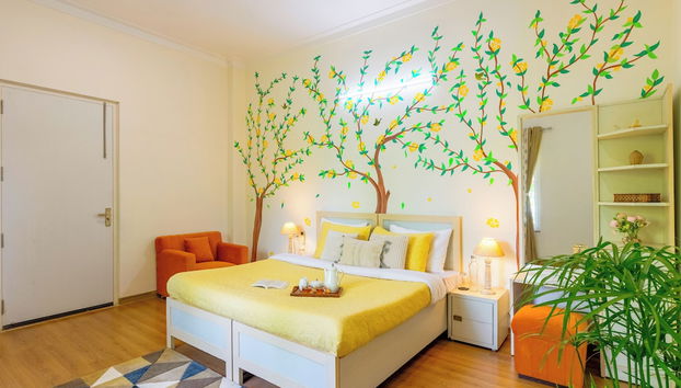 Alaya Stays 3 BHK with Pvt Pool-Daffodil - Foto 2, Habitación