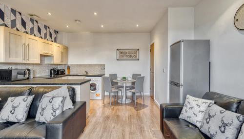 Cosy Central 2-Bed Flat City View & Parking - Foto 2, stove, toaster