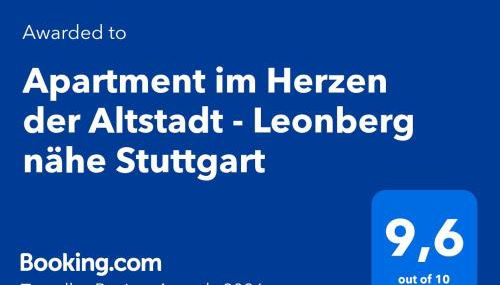 Apartment im Herzen der Altstadt - Leonberg nähe Stuttgart - Foto 3