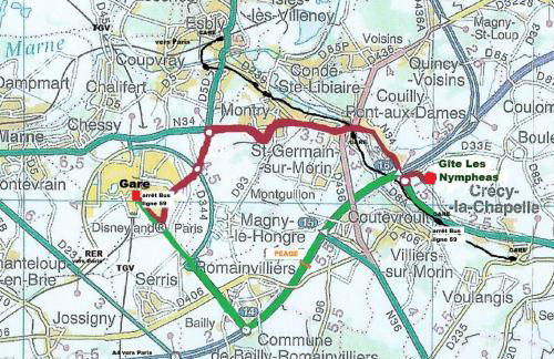 Les Nympheas, au calme, grand jardin à 15 min de Disney - Foto 31