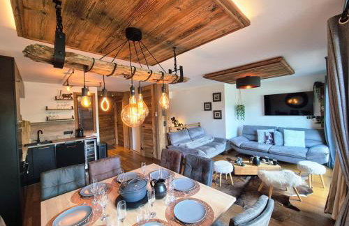 NEW ! HOLY COW - LES GETS - Proche pistes et centre - Souplex Design 4 chambres - 10 personnes - Idéal 8 personnes - Foto 8