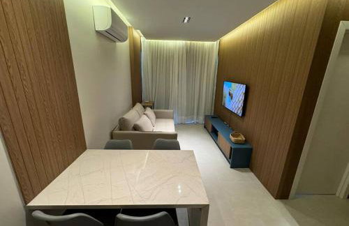 Apartamento alto padrão Salvador BC1309 Pé na Areia Vista Mar Barra Ondina - Foto 16