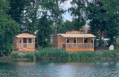 La Ramure - Tiny chalet et sauna privatif, vue lac et pêche en famille - Foto 9