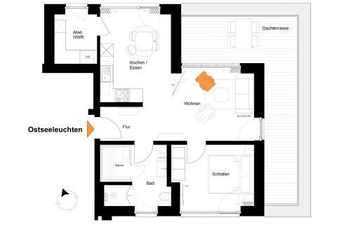 BeltBlick 18 – Ostseeleuchten - Moderne Ferienwohnung mit Dachterrasse direkt an der Ostsee! - Foto 31