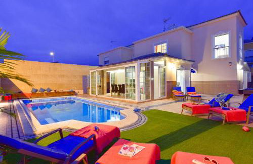 Villa Teide Sol con piscina climatizada, Playa Fañabe, Costa Adeje - Foto 12