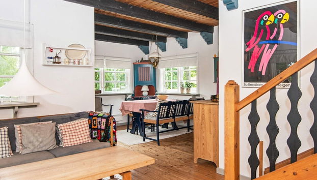 5 Person Holiday Home in Knebel - Foto 5, Zona de estar