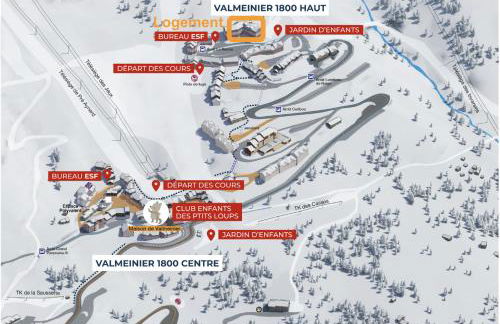 Appartement 4 à 6pers Valmeinier Résidence 4 étoiles - Piscine - Foto 20