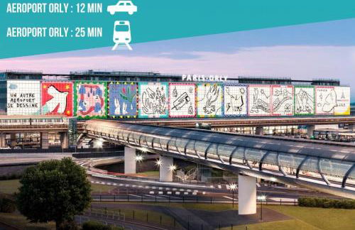 Cocooning Apartment Paris Orly Aéroport - Foto 23