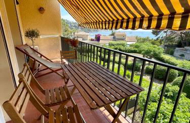 Appartement cosy vue mer à 50 m de la plage - refait à neuf et climatisé - Foto 19