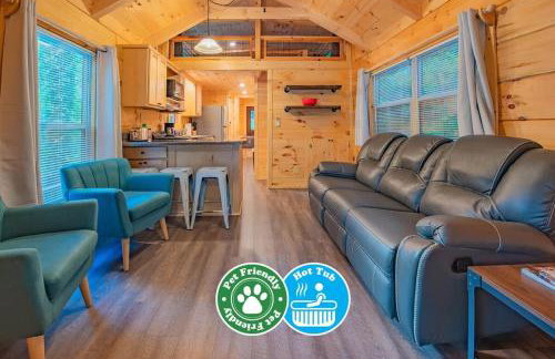 Tiny Cabin Village Private Hot Tub Lynda Cabin - Foto 37