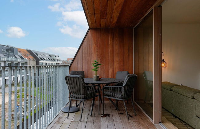 Cozy Beach Apartment in Middelkerke for 5 Guests Bright Living Space With Terrace - Photo 16