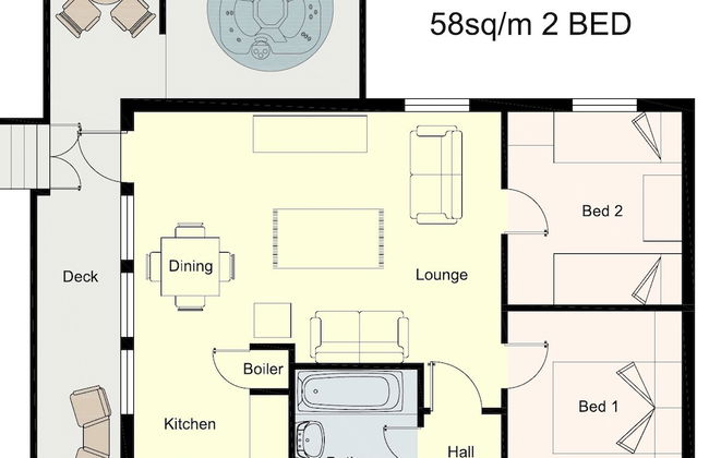 Birch 14 With Hot Tub, Newton Stewart - Photo 17