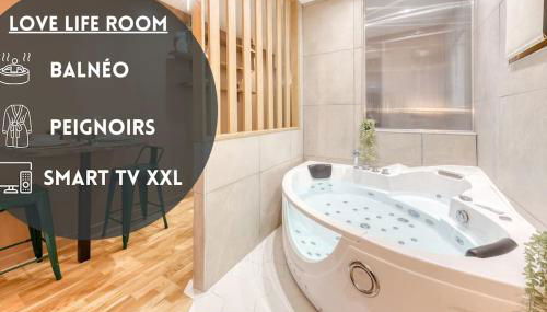 Love Life Room-Jacuzzi-Netflix-Accès-24/7-Privé - Photo 1