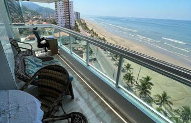 Mongaguá com vista para o Mar pé na areia - Foto 5