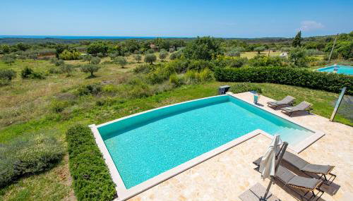 Villa Zelena with Panoramic Seaview and big Pool - Foto 2, sunbed