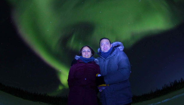 Profiter de la visite de l'aurore boréale