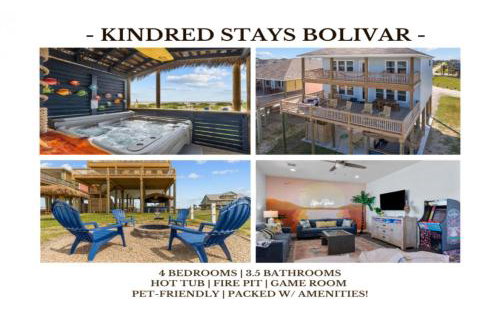 Beachfront oasis! Hot tub, gameroom, double deck!! - Foto 1