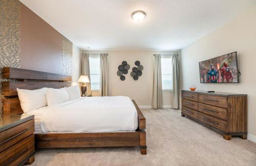 Spectacular Home Near Disney With Private Pool, Movie Theater And Pool Table With Waterpark & Resort Access - 332Sf - Foto 37