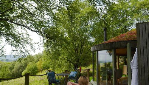 Craigmaddie Muir Roundhouse with Hot Tub Romantic, Luxury, Rural Stay for 2 Near Milngavie - Foto 4