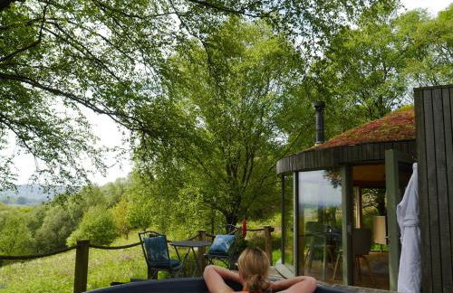 Craigmaddie Muir Roundhouse with Hot Tub Romantic, Luxury, Rural Stay for 2 Near Milngavie - Foto 4