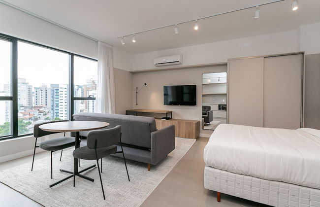 Studios Tower by Viva - Prédio com piscina e estacionamento no centro de Floripa - Foto 1