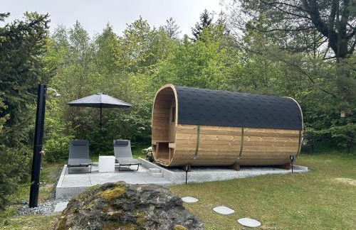 Ferienhaus Frankenwald 80qm unweit vom See in Lichtenberg - Sauna, Klima, Kamin, Garten - Bad Steben - Hof Saale - Foto 2