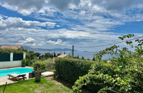 maison entièrement climatisée vue d'exception mer et rade de Marseille avec piscine 8 personnes - Foto 39
