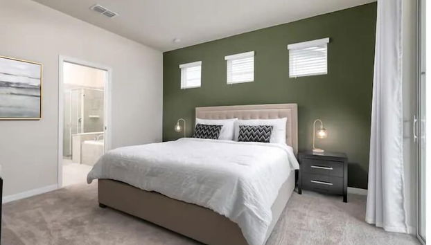 Solterra Resort 5br W/pool Spa New Disney! - Foto 4, Habitación