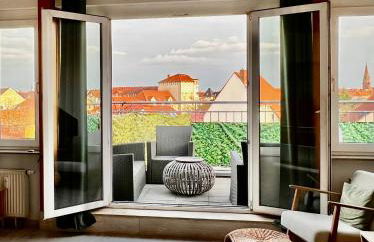 City-View Studio with Balcony, Dessau - Foto 8