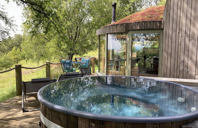 Luxury and Peaceful 1-bed Roundhouse With Hot Tub - Foto 26