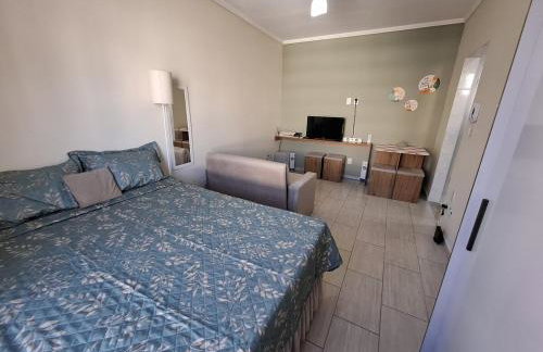 Studio Frente ao Mar Gonzaga - Foto 12