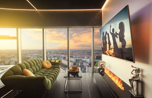 Apartments in Sky Tower with Bathtub near the window - Photo 56