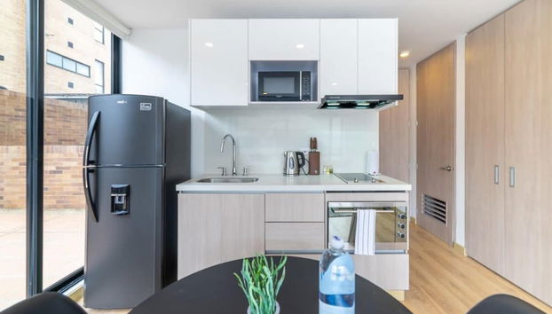 w Lovely Loft With Terrace in Santa Ana - Foto 4, Habitación