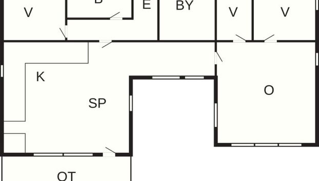 6 Person Holiday Home in Ansager - Foto 2, Plano